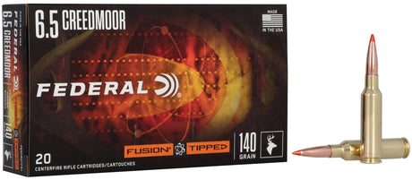 Federal Büchsenmunition 6,5 mm Creedmoor 9,10g Fusion Tipped Subsonic