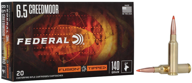 Federal Büchsenmunition 6,5 mm Creedmoor 9,10g Fusion Tipped Subsonic