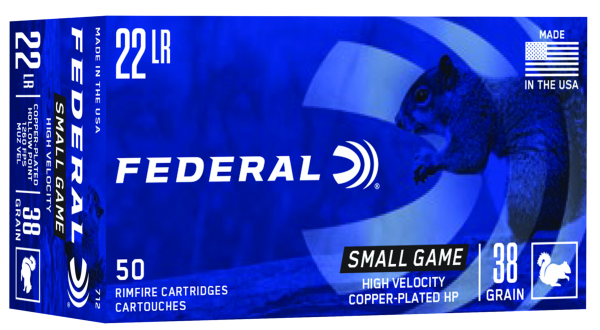 Federal Kleinkalibermunition .22 LR 2,5g Jacketed Hollow Point Game Shok