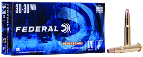 Federal Büchsenmunition .30-30 Win. 11g Jacketed Soft Point Power Shok