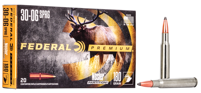 Federal Büchsenmunition Premium .30-06 Spring 11,7g Nosler Partition