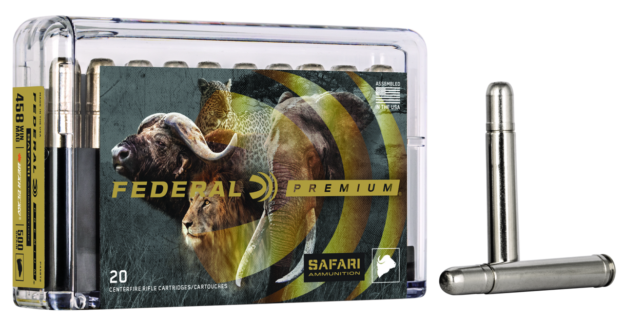Federal Büchsenmunition Premium .458 Win. Mag. 32,4g Trophy Bonded Bear Claw