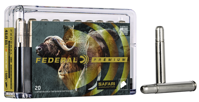 Federal Büchsenmunition Premium .458 Win. Mag. 32,4g Trophy Bonded Bear Claw