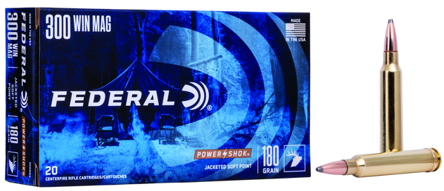 Federal Büchsenmunition .300 Win. Mag. 11,7g Jacketed Soft Point Power Shok