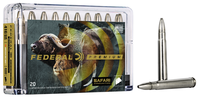 Federal Büchsenmunition Premium .416 Rem. Mag. 25,9g Trophy Bonded Bear Claw