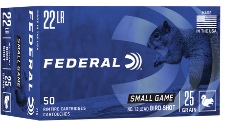 Federal Kleinkalibermunition .22 LR 1,60g Schrotladung Blei No. 12