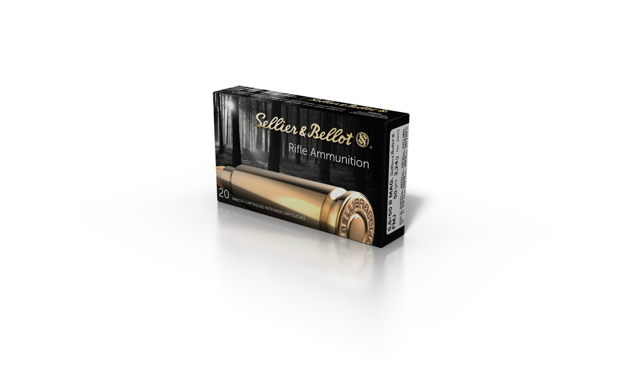 Sellier & Bellot Büchsenmunition 5,6 x 50 R Mag 3,24g Full Metal Jacket