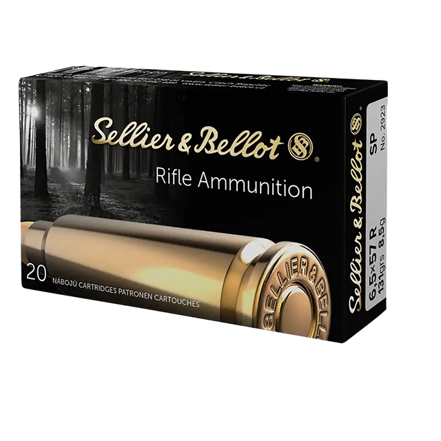 Sellier & Bellot Büchsenmunition 6,5 x 57 R 8,5g Soft Point