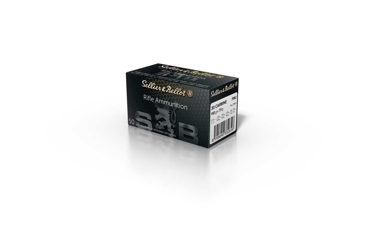 Sellier & Bellot Büchsenmunition .30 Carbine 7,1g Full Metal Jacket