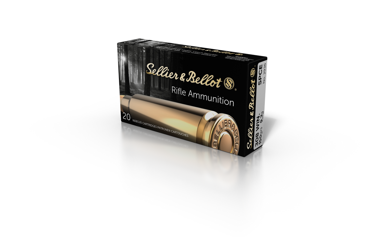 Sellier & Bellot Büchsenmunition .308 Win. 9,7g Soft Point Cutting Edge