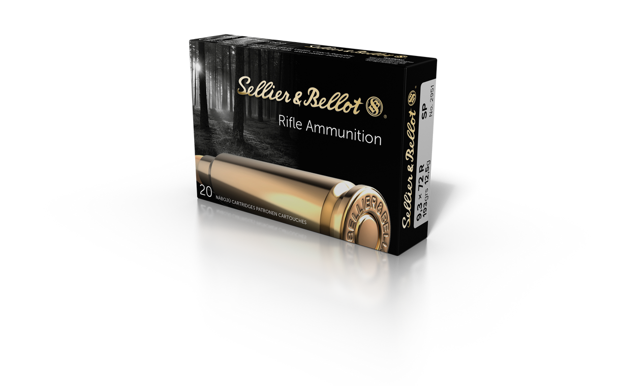 Sellier & Bellot Büchsenmunition 9,3 x 72 R 12,5g Soft Point