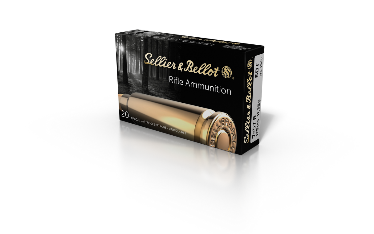 Sellier & Bellot Büchsenmunition 7 x 57 R 11,35g Sierra Gameking Boat Tail Soft Point