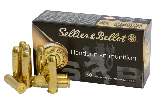 Sellier & Bellot Revolvermunition .38 Special 10,25g Full Metal Jacket
