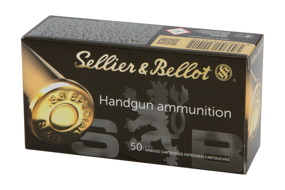 Sellier & Bellot Revolvermunition .38 Special 10,25g Full Metal Jacket