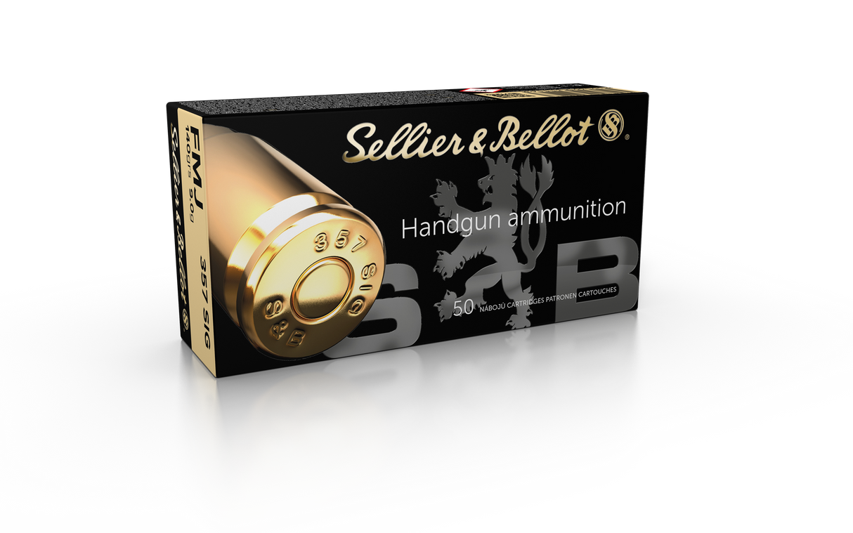 Sellier & Bellot Pistolenmunition .357 SIG 9g Full Metal Jacket