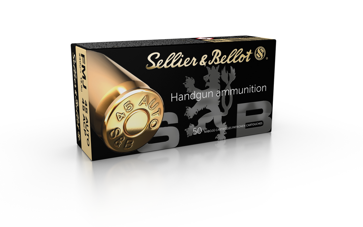 Sellier & Bellot Pistolenmunition .45 Auto 14,9g Full Metal Jacket