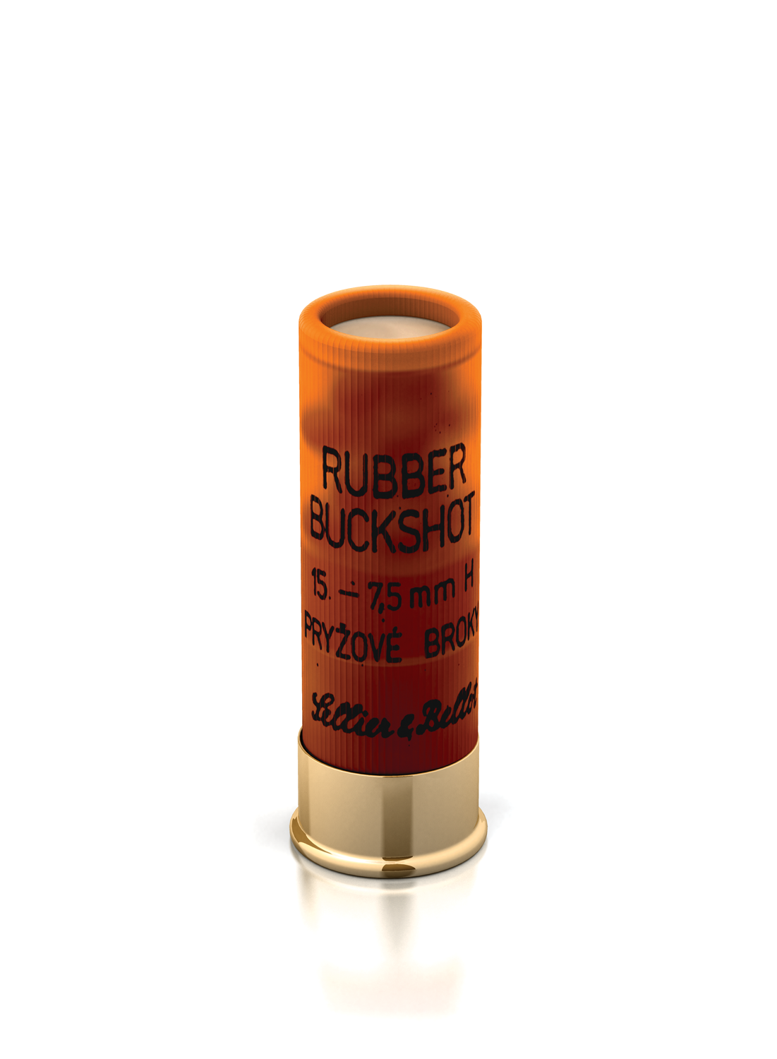 Sellier & Bellot Schrotmunition 12/67,5 12g 7,50mm Rubber Ball 15 Kugeln