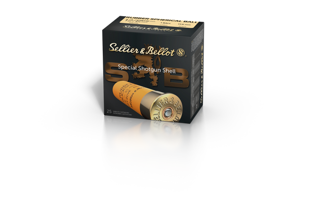 Sellier & Bellot Schrotmunition 12/67,5 0,76g 17,50mm Rubber Ball 1 Kugel