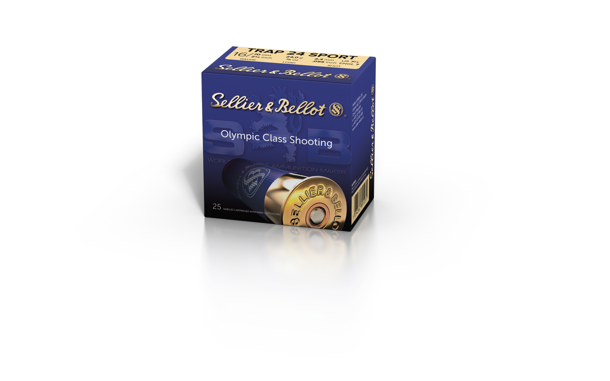 Sellier & Bellot Schrotmunition 16/70 24g 2,40mm Trap Sport