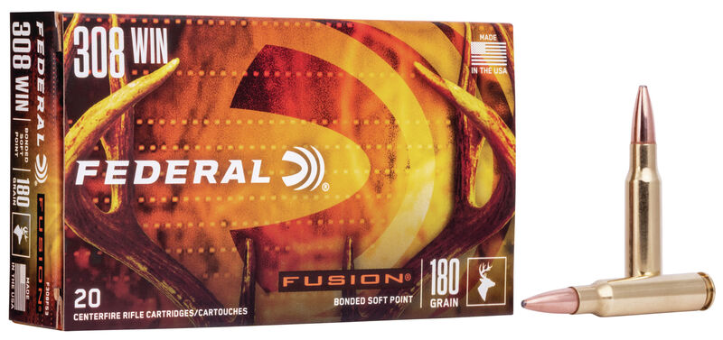 Federal Büchsenmunition .308 Win. 11,7g Fusion Soft Point