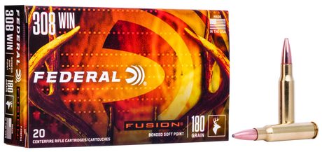 Federal Büchsenmunition .308 Win. 11,7g Fusion Soft Point