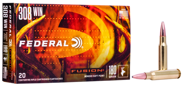 Federal Büchsenmunition .308 Win. 11,7g Fusion Soft Point
