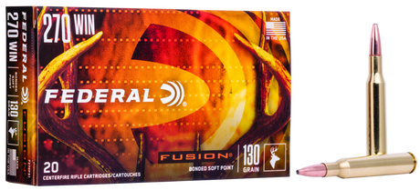 Federal Büchsenmunition .270 Win. 8,4g Fusion Soft Point