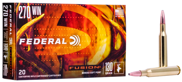 Federal Büchsenmunition .270 Win. 8,4g Fusion Soft Point