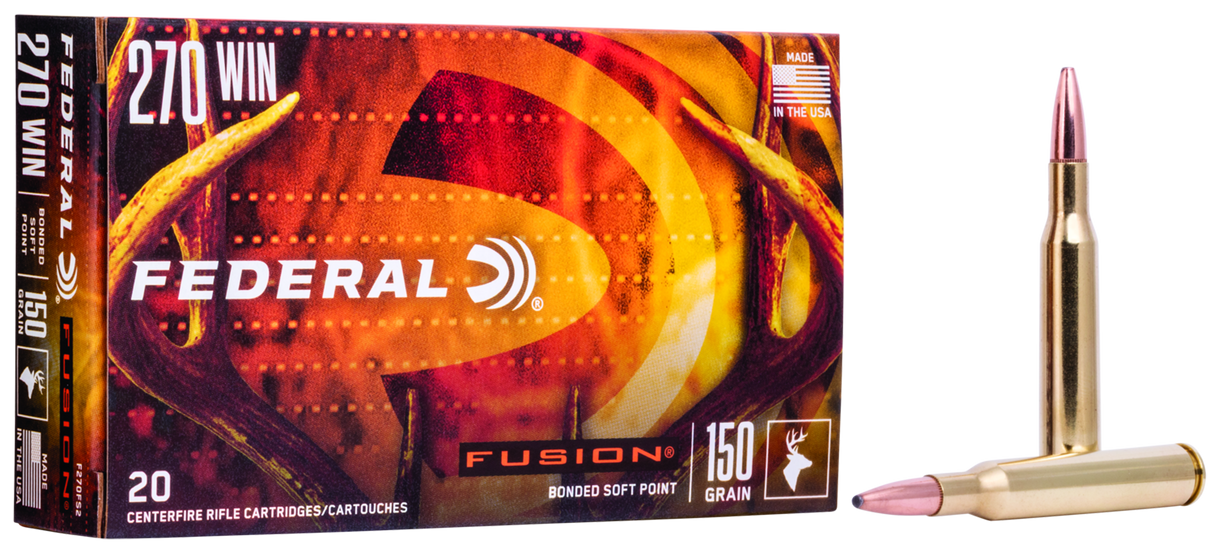 Federal Büchsenmunition .270 Win. 9,7g Fusion Soft Point