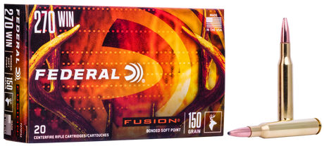 Federal Büchsenmunition .270 Win. 9,7g Fusion Soft Point