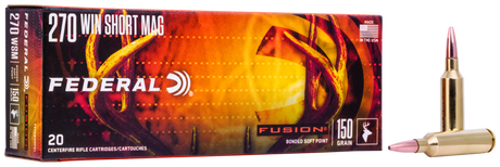 Federal Büchsenmunition .270 WSM 9,7g Fusion Soft Point