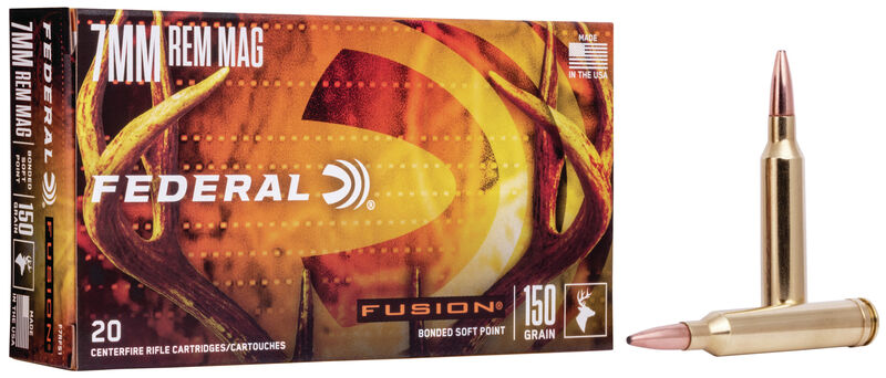 Federal Büchsenmunition 7 mm Rem. Mag. 9,7g Fusion Soft Point