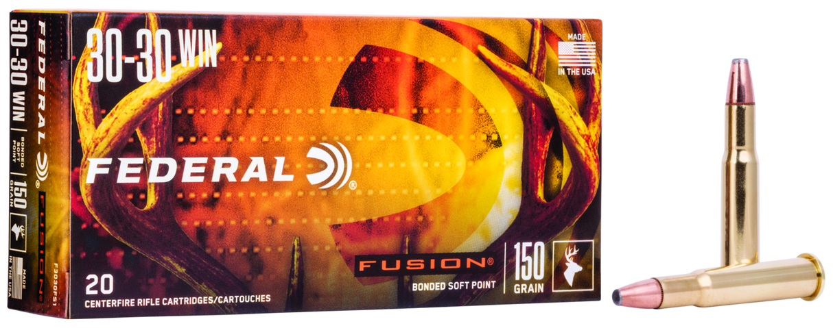 Federal Büchsenmunition .30-30 Win. 9,7g Fusion Soft Point