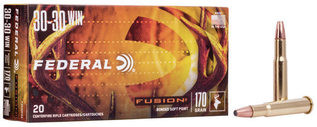 Federal Büchsenmunition .30-30 Win. 11g Fusion Soft Point