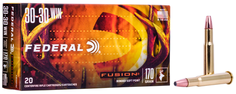 Federal Büchsenmunition .30-30 Win. 11g Fusion Soft Point