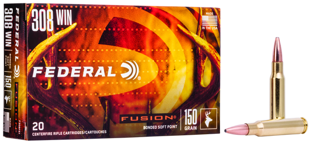 Federal Büchsenmunition .308 Win. 9,7g Fusion Soft Point