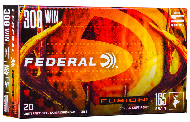 Federal Büchsenmunition .308 Win. 10,7g Fusion Soft Point