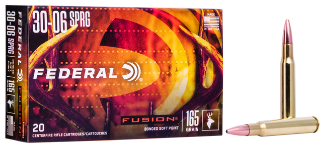 Federal Büchsenmunition .30-06 Spring 10,7g Fusion Soft Point