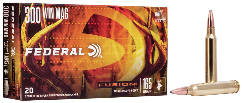 Federal Büchsenmunition .300 Win. Mag. 10,7g Fusion Soft Point