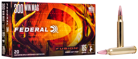 Federal Büchsenmunition .300 Win. Mag. 10,7g Fusion Soft Point