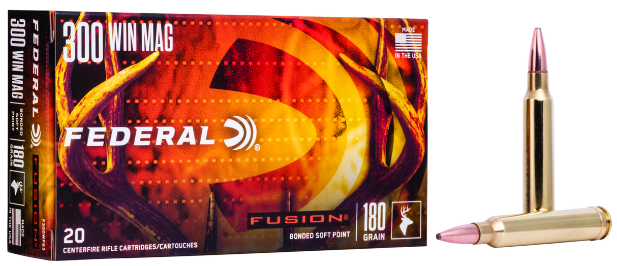 Federal Büchsenmunition .300 Win. Mag. 11,7g Fusion Soft Point