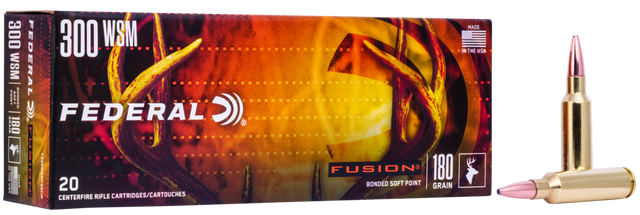 Federal Büchsenmunition .300 Win. Short Mag. 11,7g Fusion Soft Point