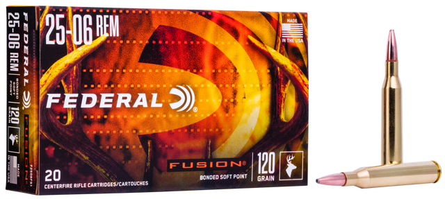 Federal Büchsenmunition .25-06 Rem. 7,8g Fusion Soft Point