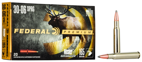 Federal Büchsenmunition Premium .30-06 Spring 10,7g Nosler Partition