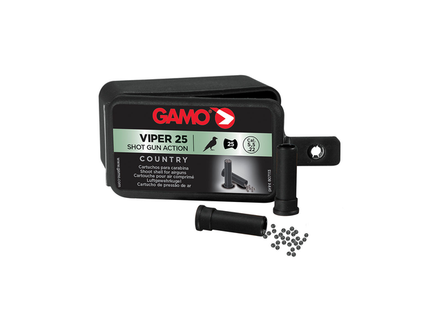 Gamo Luftdruckmunition Viper Express 5,5 mm Schwarz 25 Stück Schrot