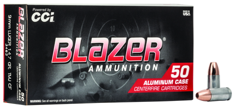 Blazer Pistolenmunition 9 x 19 9,5g Total Metal Jacket Clean Fire