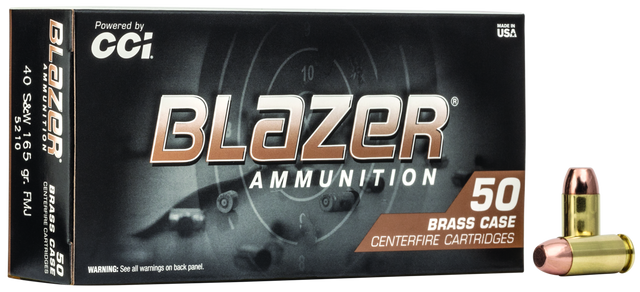 Blazer Pistolenmunition .40 S&W 10,7g Full Metal Jacket