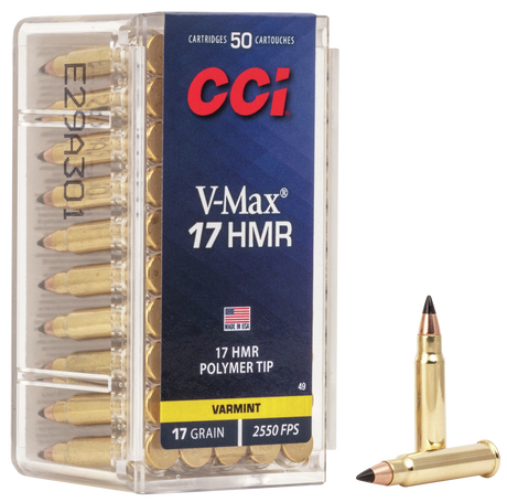 CCI Kleinkalibermunition .17 HMR 1,1g V-Max