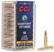 CCI Kleinkalibermunition .17 HMR 1,3g Jacketed Soft Point Game Point
