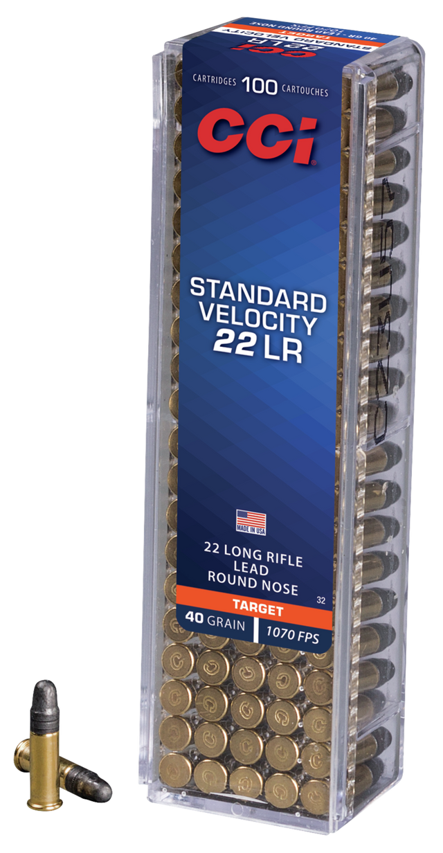 CCI Kleinkalibermunition .22 LR 2,6g Lead Round Nose Standard Velocity